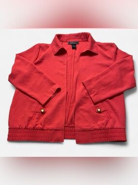 Bomber preppy vintage golden girls 80s jacket with pockets Size S